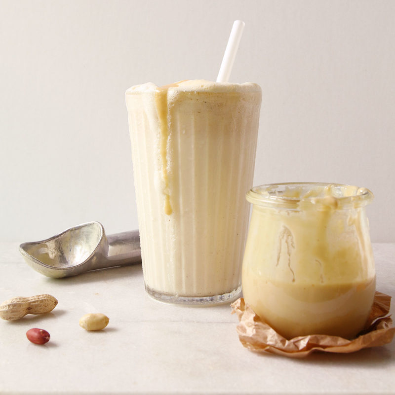 Milkshake au beurre de cacahuète