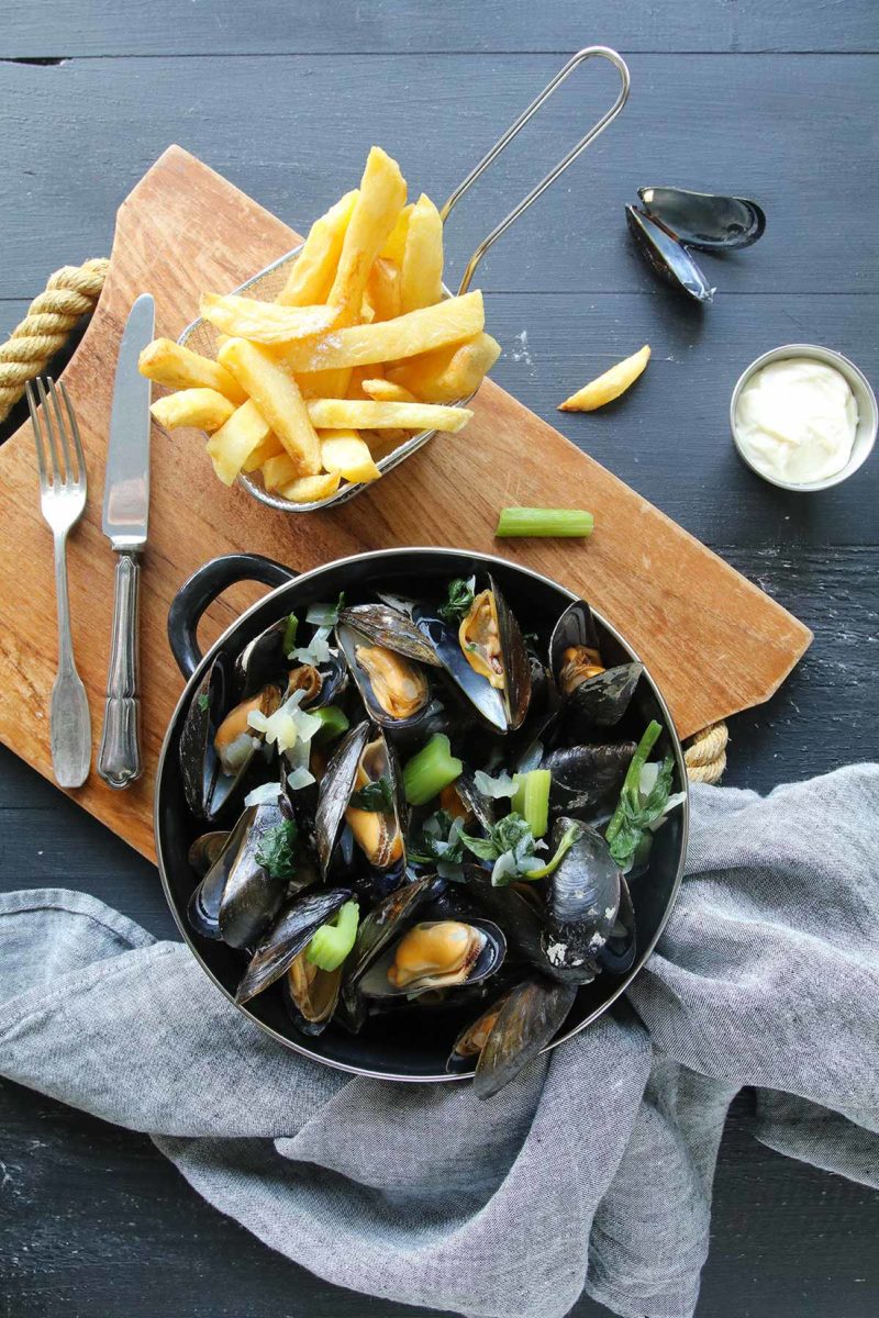 Moules marinières et frites traditionnelles "belges" Cook 'n Crunch