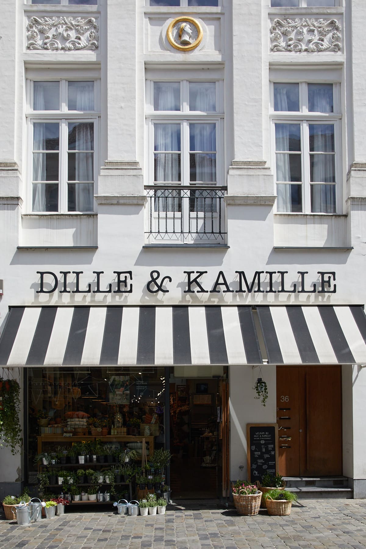 Devanture du magasin Dille et Kamille à Bruxelles