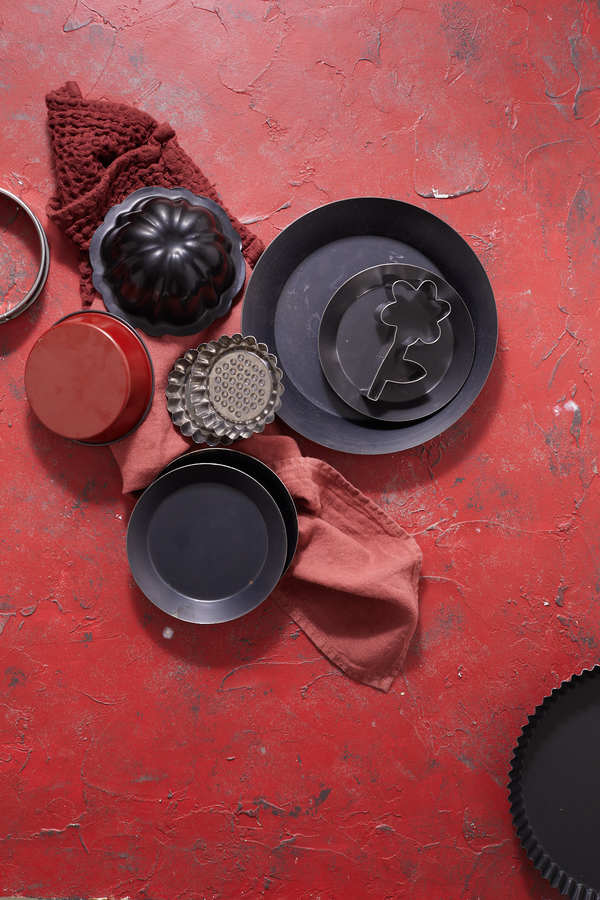 Des moules à tartes, à gâteaux, à flans...