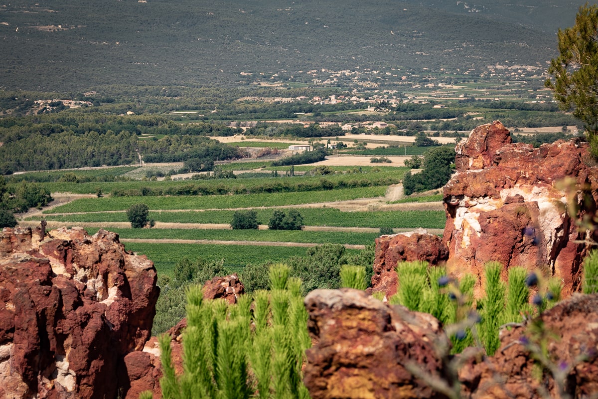 Le sentier des ocres à Roussillon