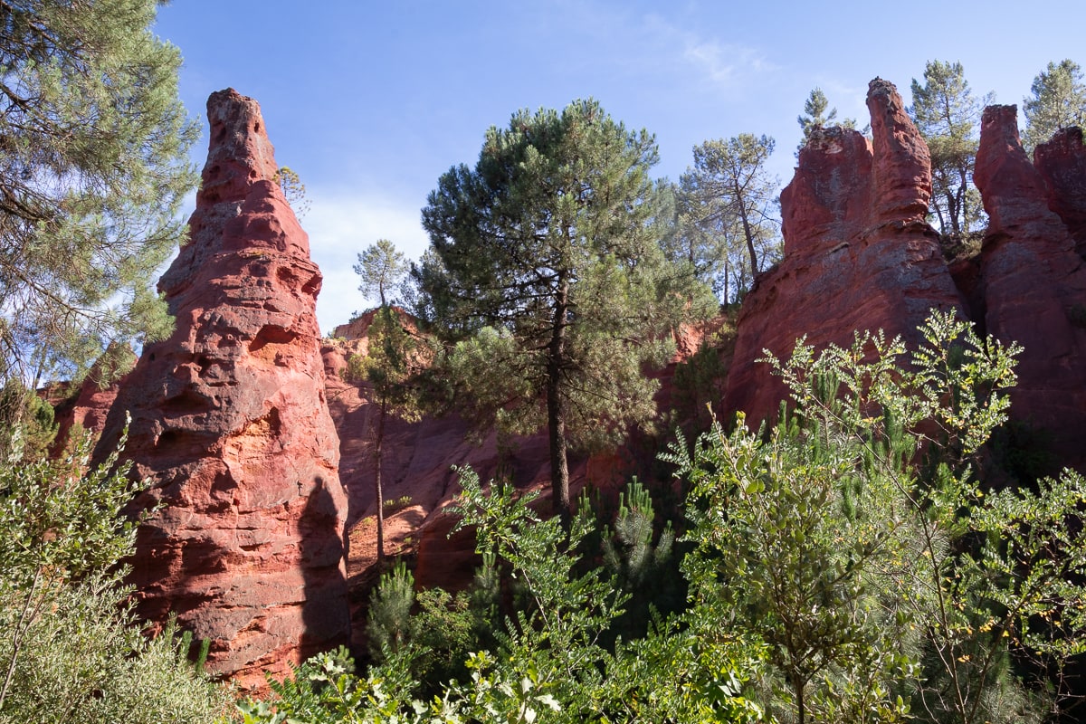 Le sentier des ocres à Roussillon
