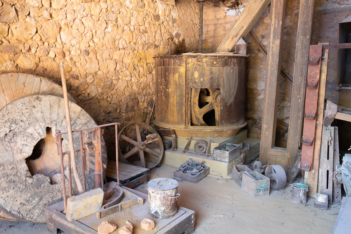 L'écomusée des ocres OKHRA à Roussillon - Provence - France