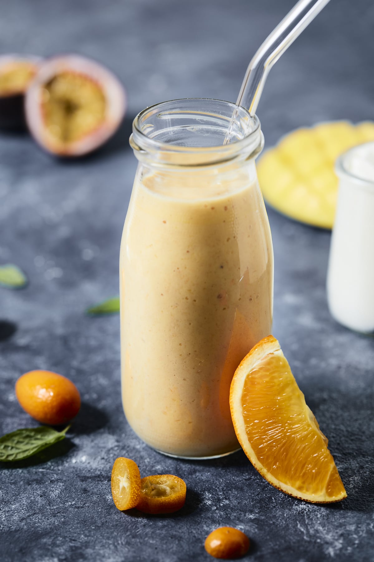 Smoothie mangue passion orange