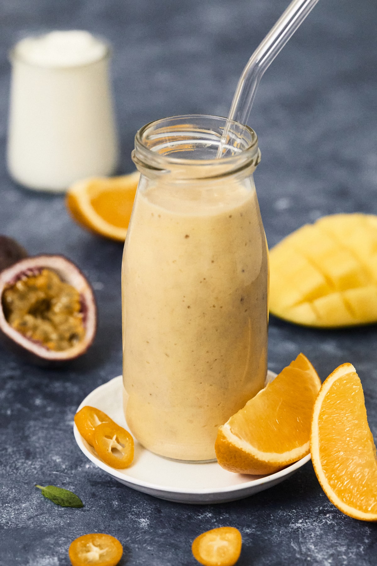 Smoothie mangue passion orange