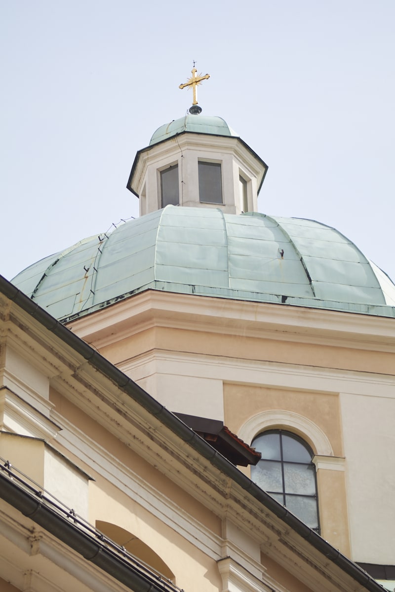 Le dôme de la cathédrale Saint-Nicolas