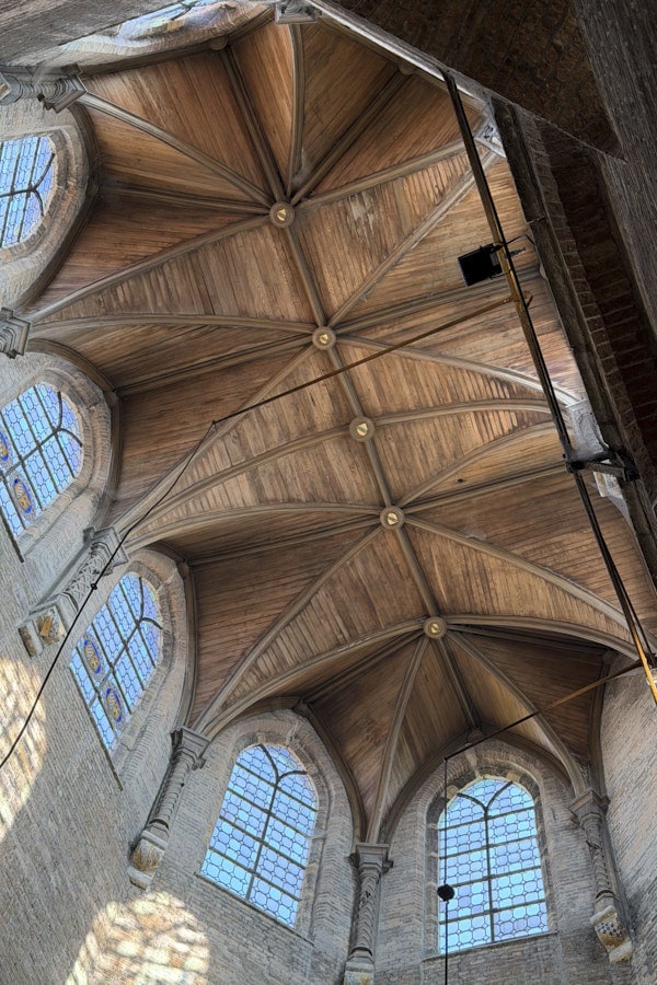 Voûte de la chapelle de Jérusalem à Bruges