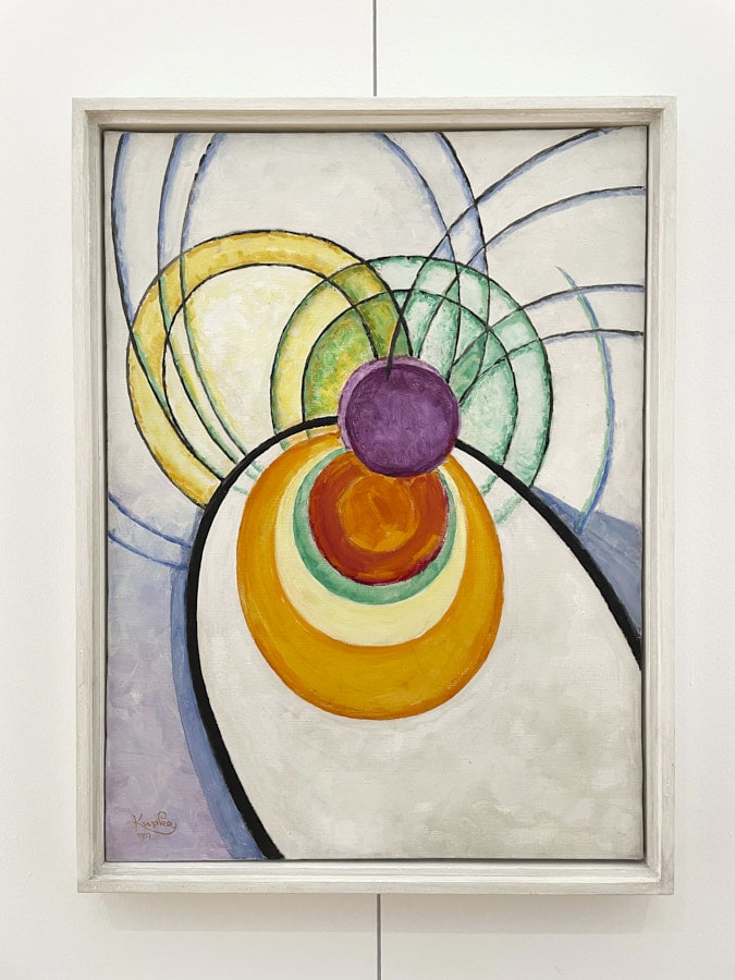 Tableau Traits animés de Frantisek Kupka