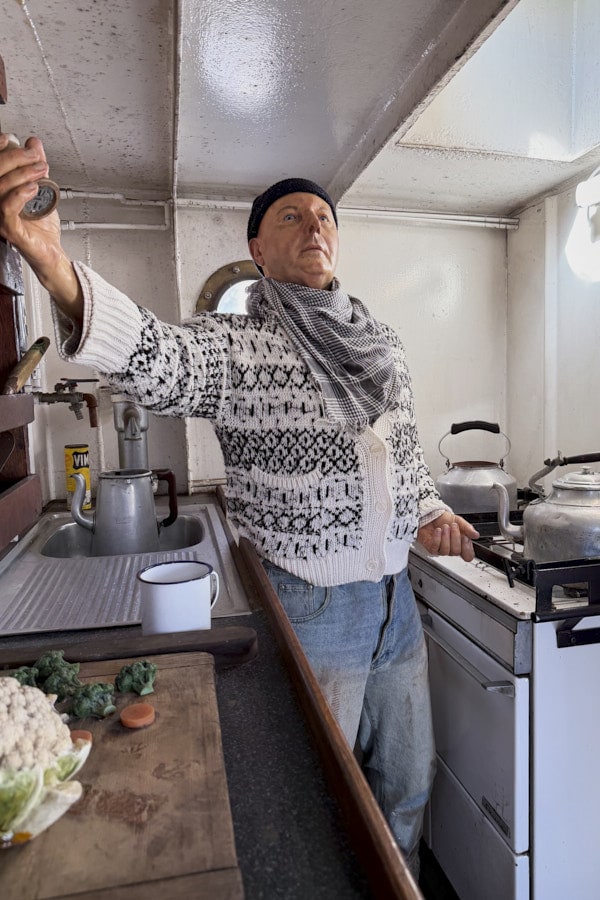 Cuisine reconstituée du chalutier Amandine à Ostende