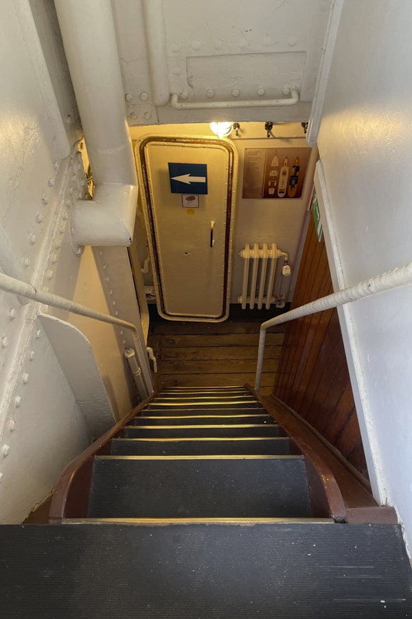 Escalier intérieur du Mercator
