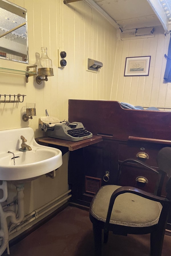 Cabine à bord du Mercator