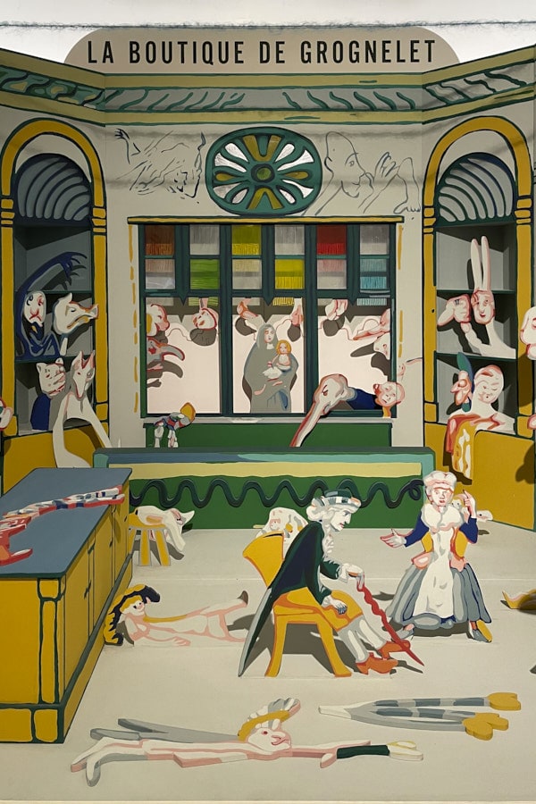 Décor réalisé par James Ensor