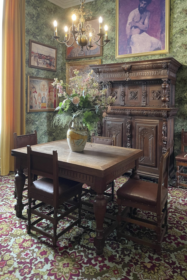 Salle à manger de la maison de James Ensor à Ostende
