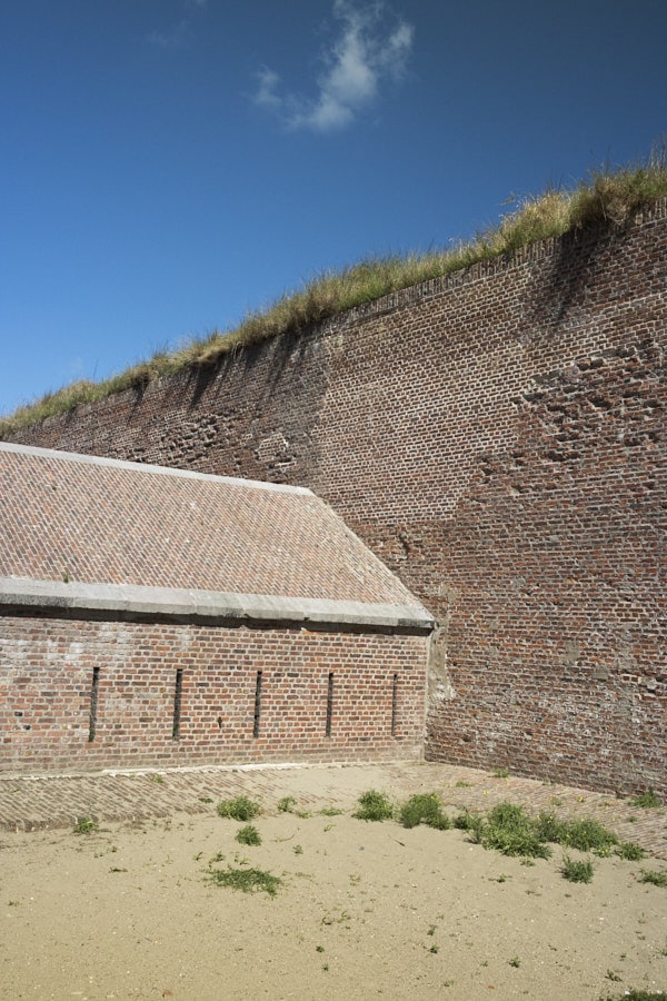 Cour intérieure du Fort Napoléon à Ostende