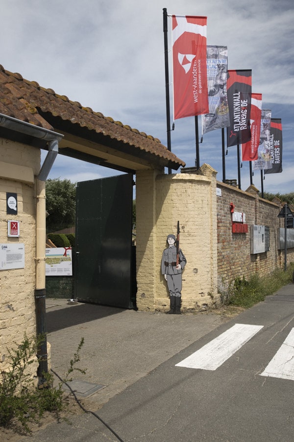 Entrée du musée du mur de l'Atantique