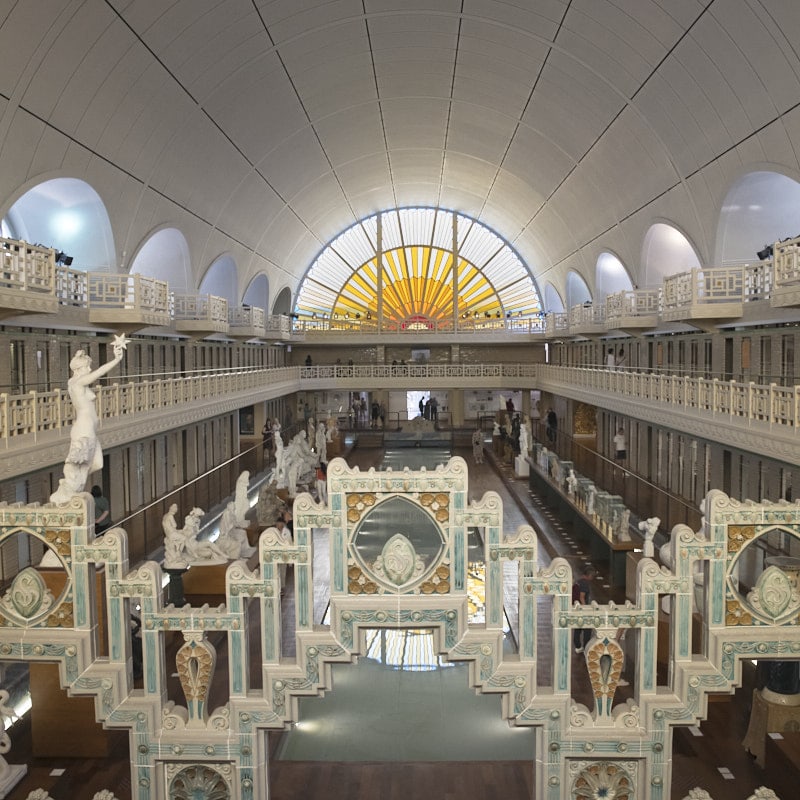 La Piscine de Roubaix, vue depuis l'étage.