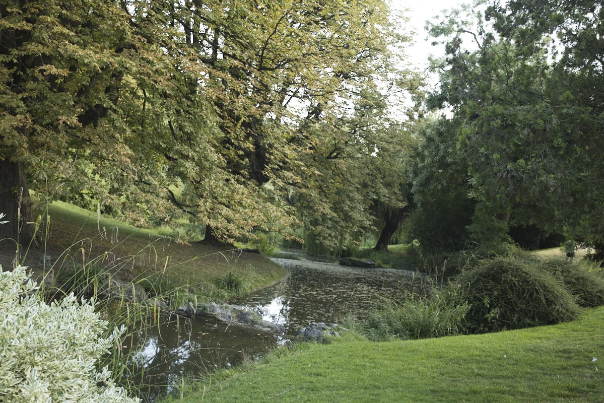 Parc de Barbieux, vue sur un étang