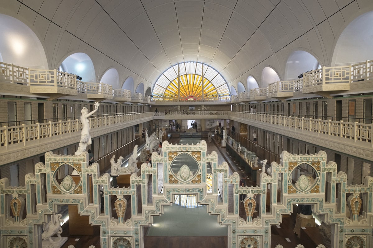 La Piscine de Roubaix, vue depuis l'étage.