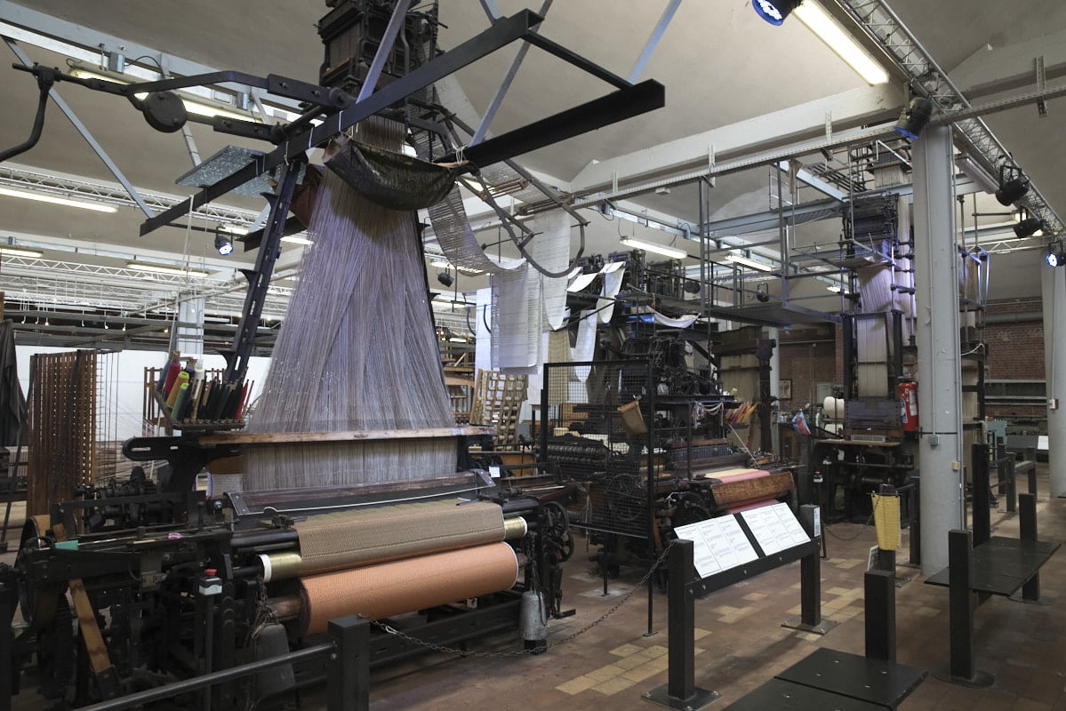 Plan général à l'intérieur de la Manufacture textile de Roubaix