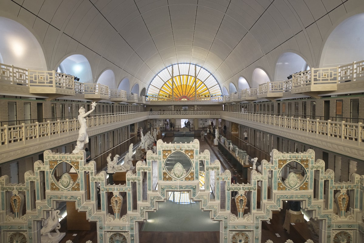 La Piscine de Roubaix, vue depuis l'étage.