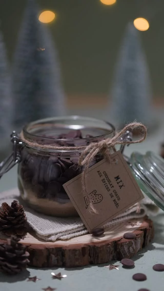 Voici un mix pour un chocolat chaud aux épices de Noël hyper gourmand ; à offrir sans modération !

Voici la recette pour 4 personnes !

225 g de chocolat, 80 g de sucre de canne, 30 g de fécule de maïs, 3 g de cannelle en poudre ou 2 bâtons de cannelle, 3 étoiles de badiane, 1 g de clou de girofle en poudre.

Prévoir 1,5 litres de lait entier pour compléter ce mix.

ENJOY !😋🎄🥂
